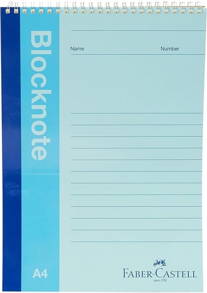 Bloknot Canlı Renk A4 80 Yaprak Çizgili