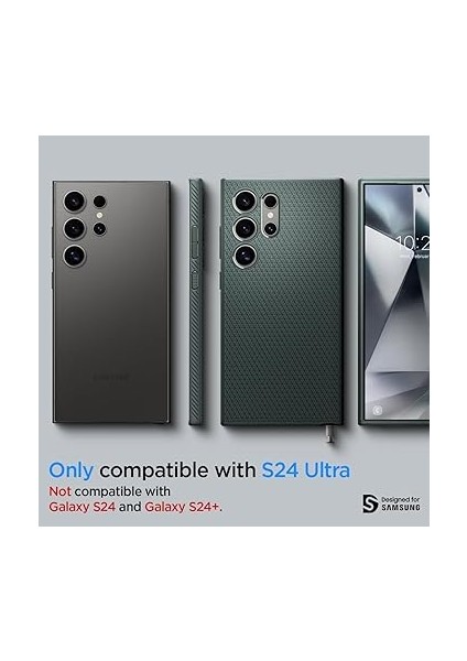 Galaxy S24 Ultra Kılıf Liquid Air Abyss Green - ACS07288 fiyatları