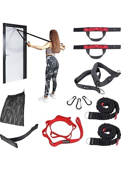 Çok Fonksiyonlu Direnç Lastiği Seti Multifunction Resistance Set Çok Amaçlı Taşınabilir Egzersiz Lastiği Seti Üst Vücut Alt Vücut Çalıştırma Aparatı fiyatları