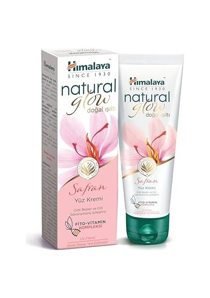 Himalaya Since 1930 Natural Glow Doğal Işıltı Yüz Kremi 50 Gr, Safran, Niacinamide, Fito-Vitamin Kompleksi fiyatları