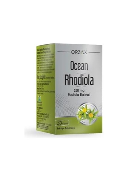 Ocean Rhodiola 30 Kapsül Gıda Takviyesi