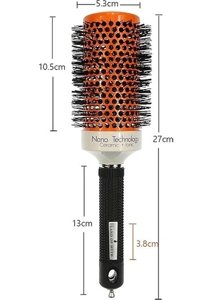 Of Myth - LOM1304 Nano Teknoloji Seramik + Iyonik Termal Fön Saç Fırçası, Profesyonel Seri (53 Mm) fırsatları