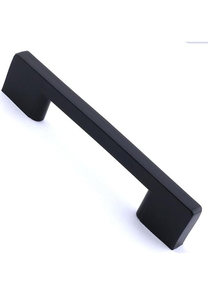 Adet (Sert Plastik) Köprü 128 mm Siyah Mobilya Mutfak Çekmece Dolabı Dolap Kulbu Kulpu Kulpları