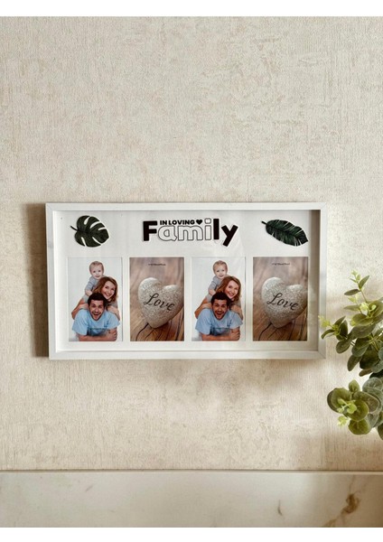 Family Ahşap Resim Çerçevesi
