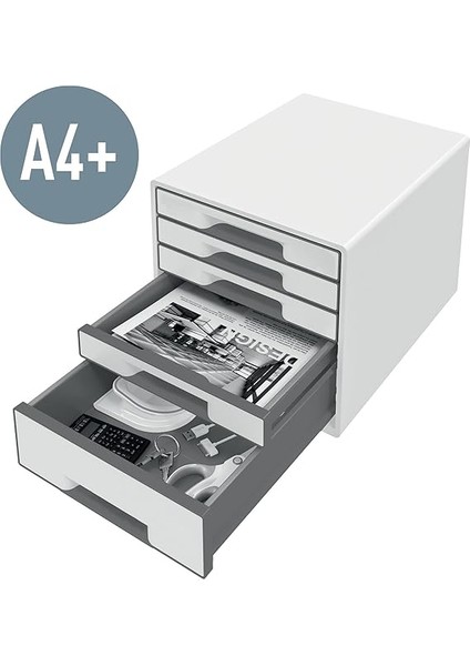 52142051 Wow Çekmeceli Evrak Rafı 5 Çekmeceli, Metalik Buz Mavisi indirimleri