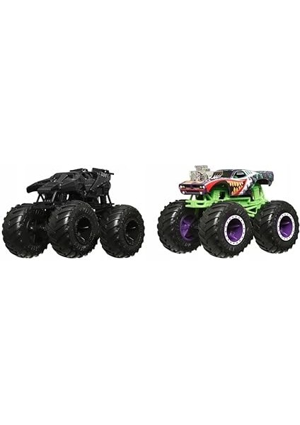 Wheels Monster Trucks 1:64 Güçlü Ikili Arabalar Batman & The Joker FYJ64-HWN55 fiyatları