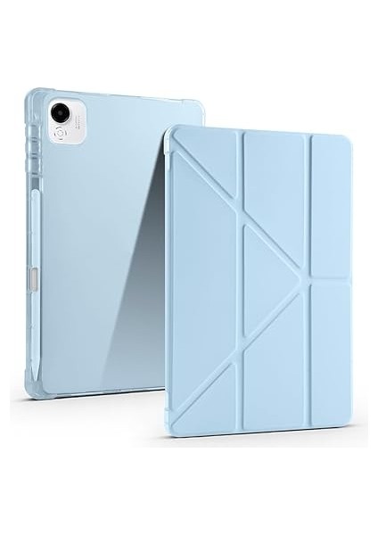 Honor Pad X9A ile Uyumlu Kılıf Tri Folding Silikon Kalem Bölmeli Katlanabilir Standlı Pu Deri Yumuşak Kapak, Tablet Kılıfı [akıllı Kapak, Uyku Modlu] - Siyah fiyatları