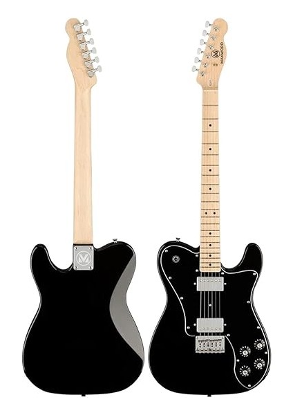 TLX-60BK-50AMP Telecaster Maple Klavye Hh 50W Amfili Elektro Gitar Seti fırsatları
