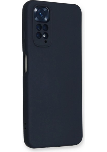 Xiaomi Redmi Note 11 Kılıf Nano Içi Kadife Silikon - LACIVERT-(5796) - N560J889-M60560 fiyatları