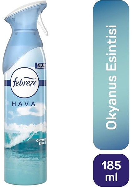 Hava Ferahlatıcı Sprey Oda Kokusu Okyanus Esintisi 185 ml fiyatları