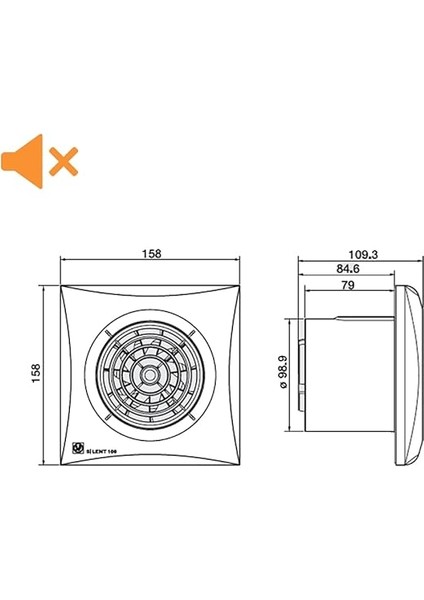 & Palau M127398 Egzoz Fanı Için Banyo, Silent 100 Cz indirimleri