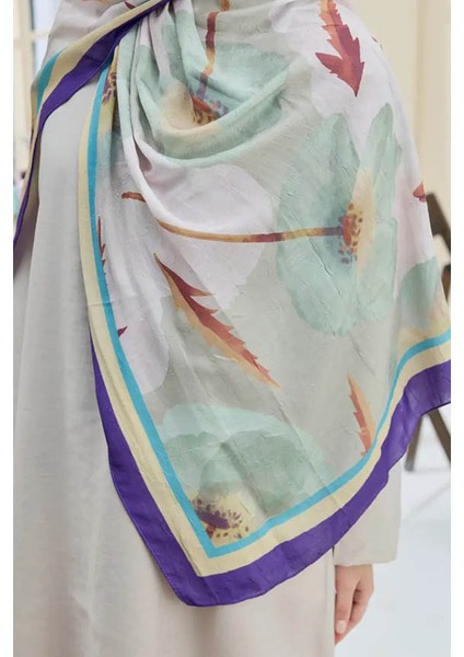 Gelincik Desen Bambu Şal modelleri