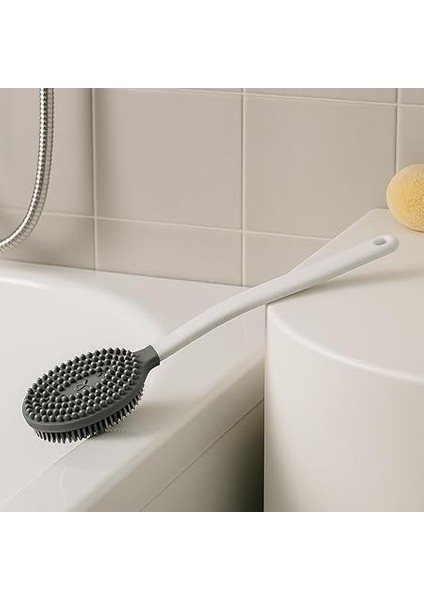 Uzun Saplı Silikon Vücut ve Masaj Fırçası – Banyo Lifi | Ergonomik Saplı, Çift Yüzeyli Duş Fırçası (Renk Stok Durumuna Göre Gönderilir) modelleri