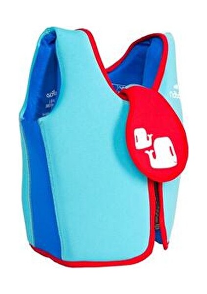 NABAIJI Yüzme Yeleği Turkuaz Mavi Renk Batmama Özelliği ile 6-9 Yaş Çocuklar İçin