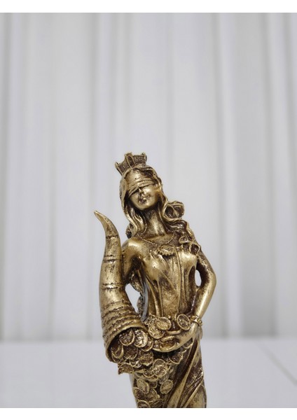Fortuna Şans,talih ve Bereket Tanrıcası 29 cm Mitolojik Biblo Heykel fırsatları