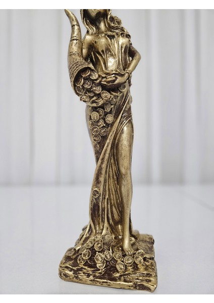 Fortuna Şans,talih ve Bereket Tanrıcası 29 cm Mitolojik Biblo Heykel indirimleri