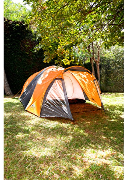 6 Kişilik Verandalı Çadır Su İtici Polyester Malzeme ile 450 cm x 365 cm Boyut