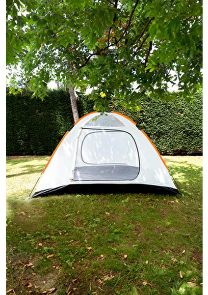 6 Kişilik Verandalı Çadır Su İtici Polyester Malzeme ile 450 cm x 365 cm Boyut