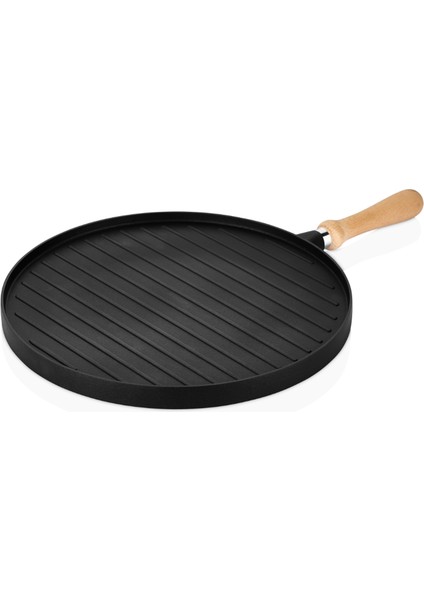 Çift Taraflı Gözleme Tavası 34 cm Siyah/gümüş fiyatları