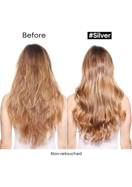 Professionnel Paris Serie Expert Silver Çok Açık Sarı, Gri ve Beyaz Saçlar Için Renk Dengeleyici Mavi Şampuan 300ML modelleri