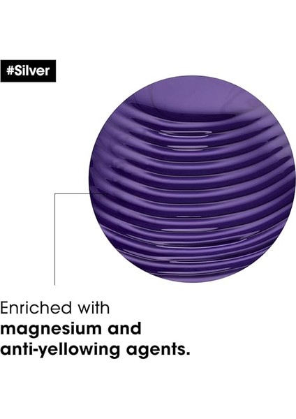 Professionnel Paris Serie Expert Silver Çok Açık Sarı, Gri ve Beyaz Saçlar Için Renk Dengeleyici Mavi Şampuan 300ML fırsatları