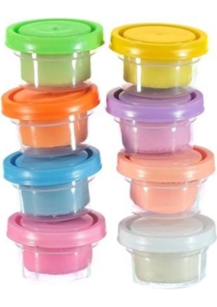 Dede 8'li Silindir Oyun Hamuru Seti - 03296