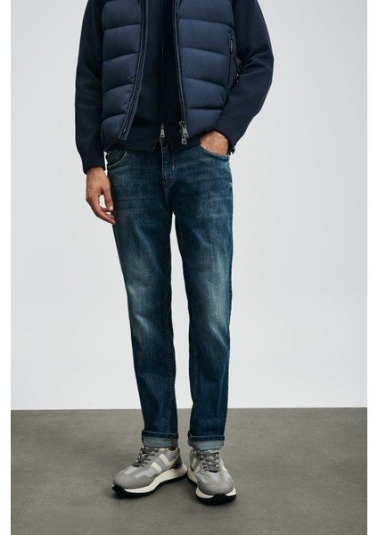Erkek Lukas Spor Slim Fit Jean Pantolon 112200231 Mavi fiyatları