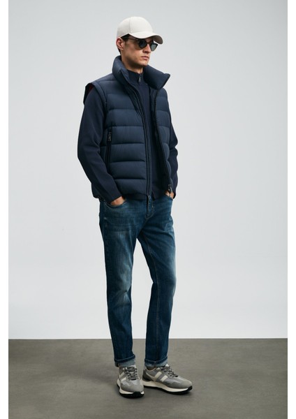 Erkek Lukas Spor Slim Fit Jean Pantolon 112200231 Mavi modelleri