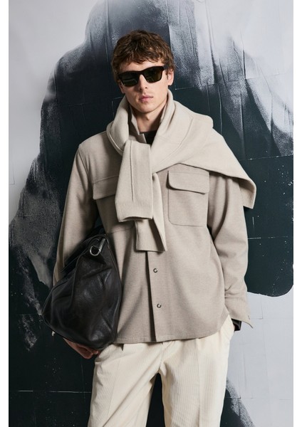 Erkek Ador Regular Fit Basic Gömlek 112010670 Bej