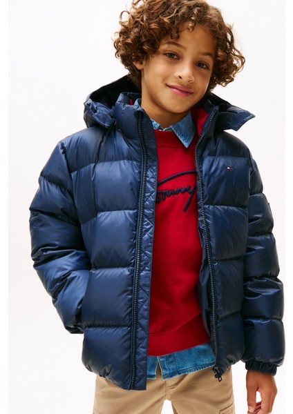 Lacivert Erkek Çocuk Şişme Mont KB0KB10091C1G fiyatları