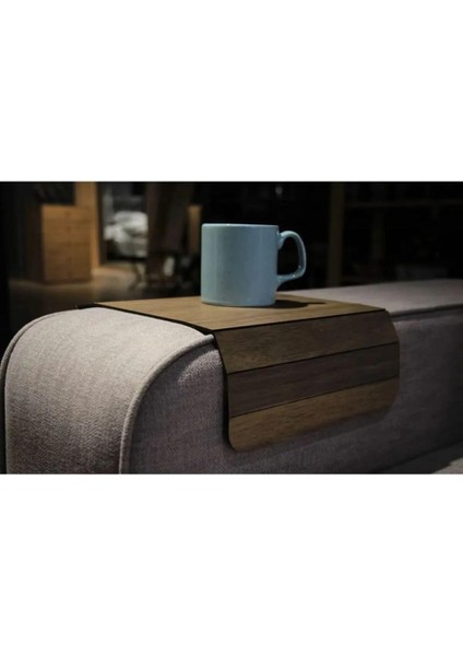 Ayarlanabilir Portatif Koltuk Kenar Ahşabı Yan Sehpa Koltuk Tepsisi Kolçak Sehpası indirimleri