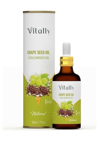 Üzüm Çekirdeği Yağı 50 ml (Soğuk Sıkım)