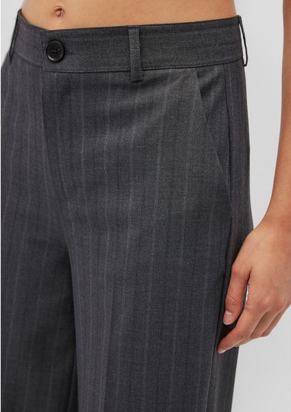 Çizgili Gri Pantolon 1010966-87977