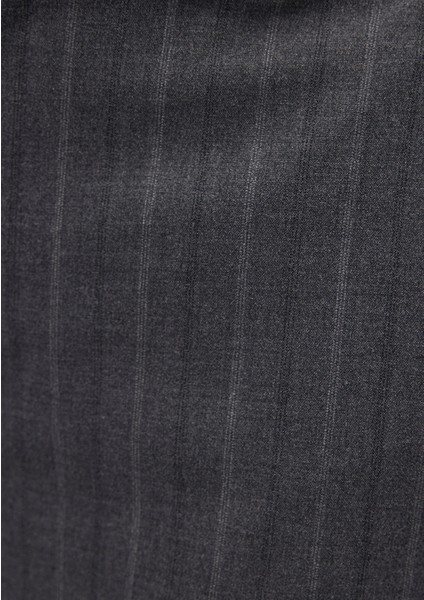 Çizgili Gri Pantolon 1010966-87977