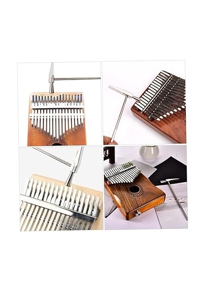 3ADET Taşınabilir Kalimba Akort Çekiç Seti Saplı Parmak Piyano Akort Aracı Kalitesini Artırmak Için Dayanıklı Tasarım fırsatları