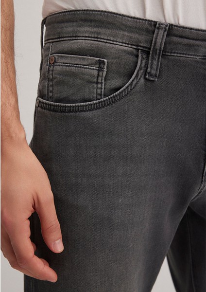 Marcus Sporty Koyu Gri Smoke Jean Pantolon 0035189134