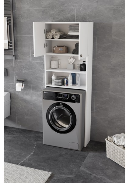 DF03103B Çamaşır Makinesi Üstü Düzenleyici Dolap Çamaşır Makinesi Dolabı fırsatları