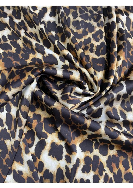 45*100 Scarf Leopar Fular Eşarp