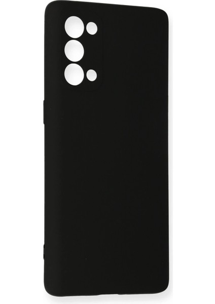 Oppo Reno 5 Kılıf Nano Içi Kadife Silikon - SIYAH-(5796) - N263J150-M01263 fiyatları