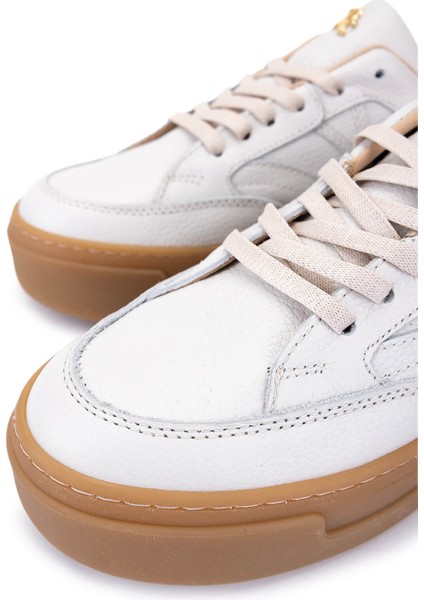 Kadın Hakiki Deri Kırık Beyaz Sneakers & Spor Ayakkabı 154 6801 Bn Ayk SK25-26 Off Whıte Fltr modelleri