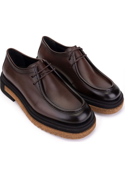 Erkek Hakiki Deri Kahverengi Casual Ayakkabı 771 65448 Erk Ayk SK25-26 Kahve Spr fiyatları