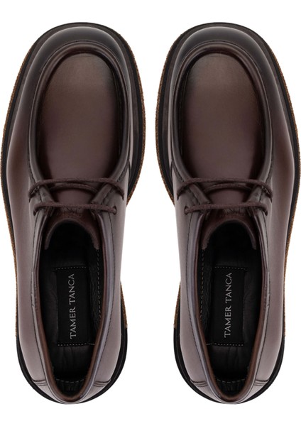 Erkek Hakiki Deri Kahverengi Casual Ayakkabı 771 65448 Erk Ayk SK25-26 Kahve Spr fırsatları