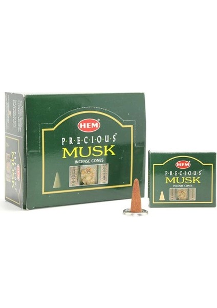 Precious Musk Aromalı Konik Tütsü