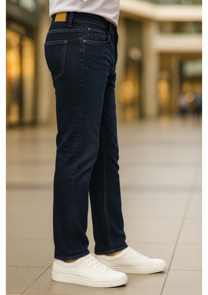 Cedy Denım Erkek Yüksel Bel Bol Kesim Boru Paça Kot Pantolon Reguler Fit Jean C336