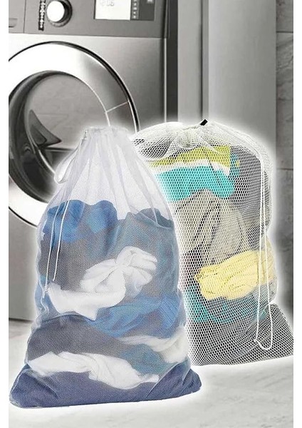 Büyük Boy Çamaşır Yıkama Filesi Kirli Filesi Maxi 100X120 cm