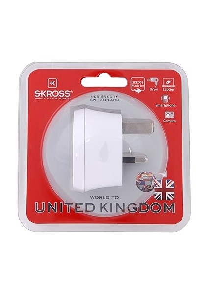 Ülke Adaptörü World To Uk: Ingiliz Standardını Kullanan Ülkelere Seyahatler Için Seyahat Adaptörü indirimleri