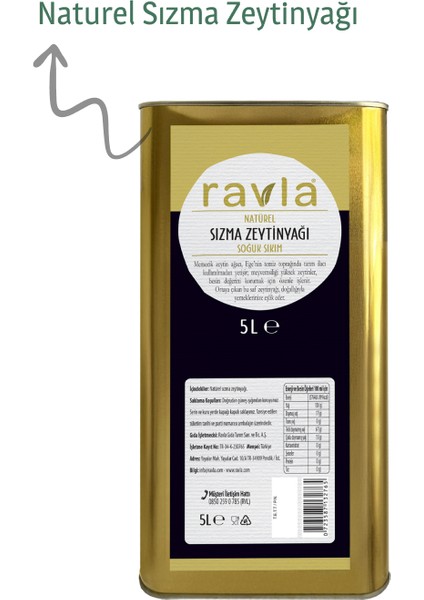 Naturel Sızma Zeytinyağı - 5l fiyatları