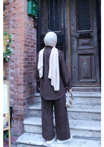 Sedef Düğmeli Süet Takım indirimleri