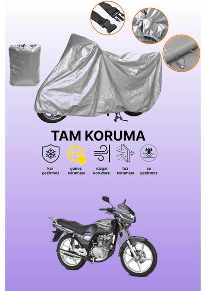 Gri Kanuni Windys 150 Lx Uyumlu Motosiklet Brandası, Koruyucu Örtü, Motor Branda