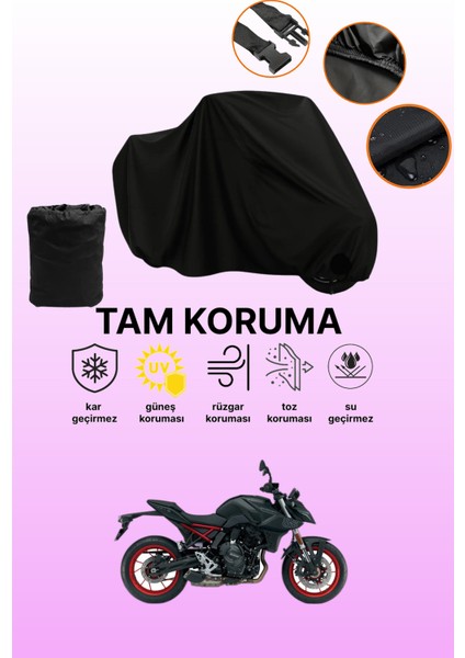 Siyah Suzuki Gsx 8s Uyumlu Motor Branda, Koruyucu Örtü, Motosiklet Brandası